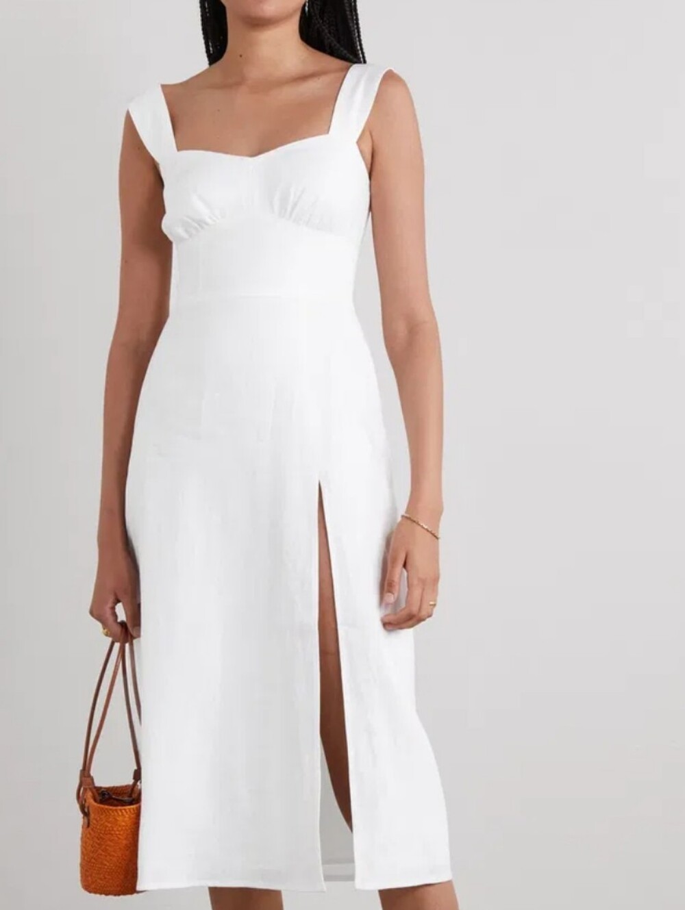 Reformation Seaside Linen Dress • 10